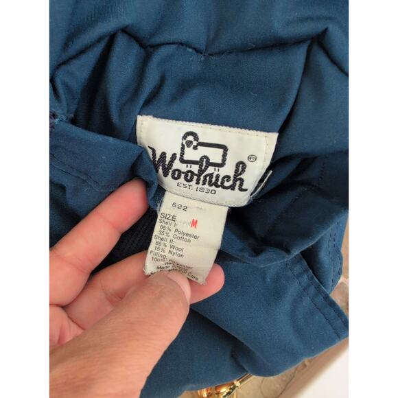 Vintage Woolrich Blue / Plaid Vest size M - Picture 3 of 5